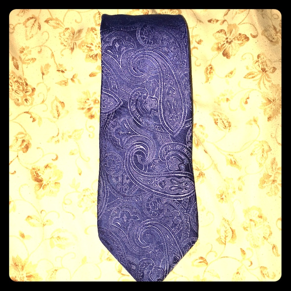 Sean Jean  collection tie dark Royal blue